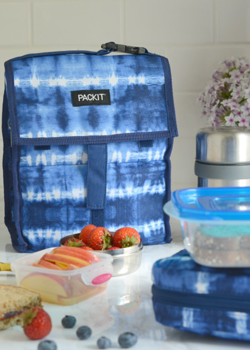 Drink bottles and lunch boxes