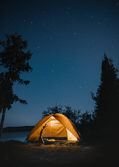 Sleep outside