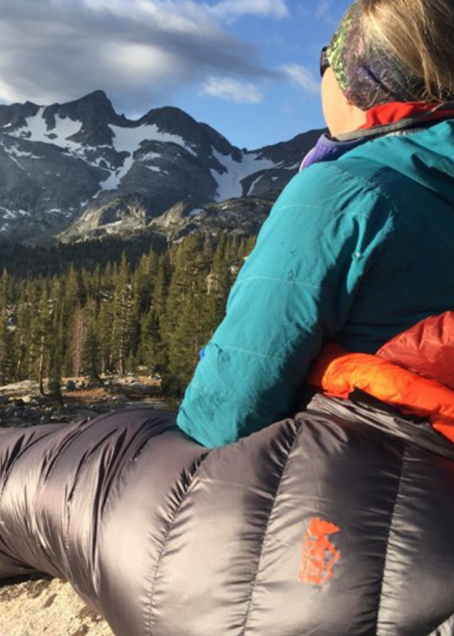 Lady sleeping bags
