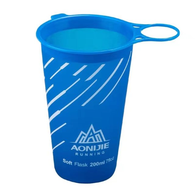 170ml 200ml 250ml 500mml 350ml 600ml AONIJIE Running Sport Bicycle Soft Water Bottle Folding TPU Soft Flask Water bag