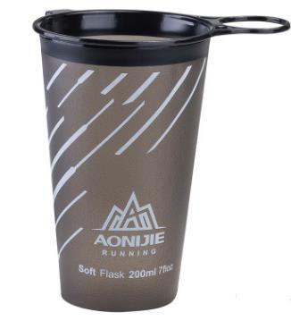 170ml 200ml 250ml 500mml 350ml 600ml AONIJIE Running Sport Bicycle Soft Water Bottle Folding TPU Soft Flask Water bag
