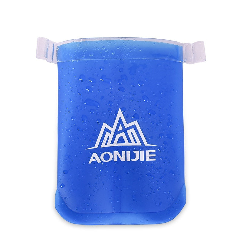 170ml 200ml 250ml 500mml 350ml 600ml AONIJIE Running Sport Bicycle Soft Water Bottle Folding TPU Soft Flask Water bag