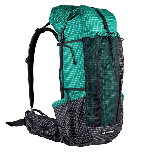 3F UL GEAR UHMWPE Qi Dian pro backpack Travel Camping Hiking Backpack Outdoor Ultralight Frameless Packs 40+16 L