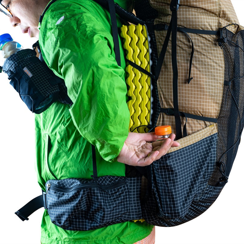 3F UL GEAR UHMWPE Qi Dian pro backpack Travel Camping Hiking Backpack Outdoor Ultralight Frameless Packs 40+16 L