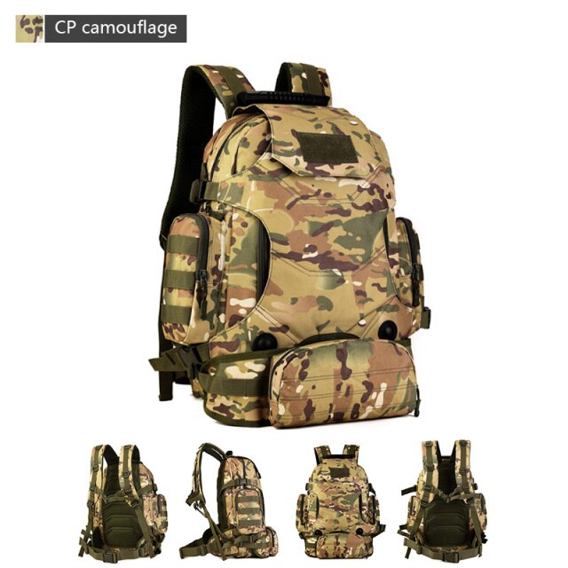 40L Tactical Backpack 2 in 1 Military Bags Army Rucksack Backpack Molle Outdoor Sport Bag Men Camping Hiking Travel Climbing Bag