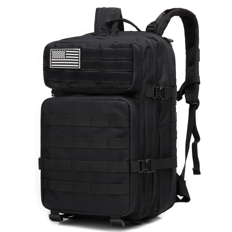 45L 3P Military Bag Army Tactical Outdoor Camping Men's Military Tactical Backpack Oxford for Cycling Hiking Sports Climbing Bag