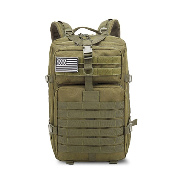 50L Large Capacity Men Army Military Tactical Backpack 3P Softback Outdoor Waterproof Bug Rucksack Hiking Camping Hunting Bags