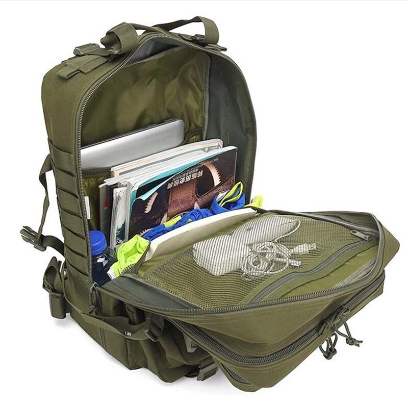 50L Large Capacity Men Army Military Tactical Backpack 3P Softback Outdoor Waterproof Bug Rucksack Hiking Camping Hunting Bags