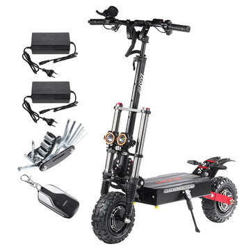 LAOTIE® Ti30 Landbreaker 60V 38.4Ah 21700 Battery 5600W Dual Motor Foldable Electric Scooter 85Km/h Top Speed 140km Mileage 200kg Bearing EU Plug