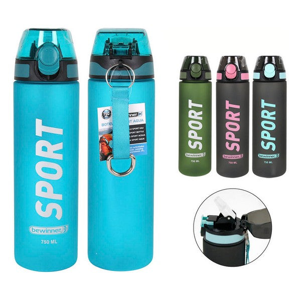 Sports Water Bottle Sport Bewinner Plastic 750 ml