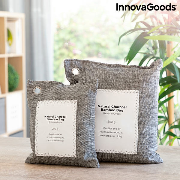 Set of Air Purifying Bags with Activated Carbon Bacoal InnovaGoods (pack of 2)