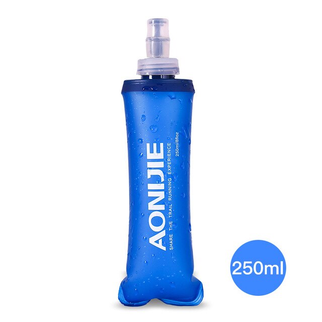 AONIJIE TPU Soft Drink Flask BPA Free Folding Water Bottle Sport Drinkwear For Outdoor Camping Trail Running Jogging 250ml 500ml