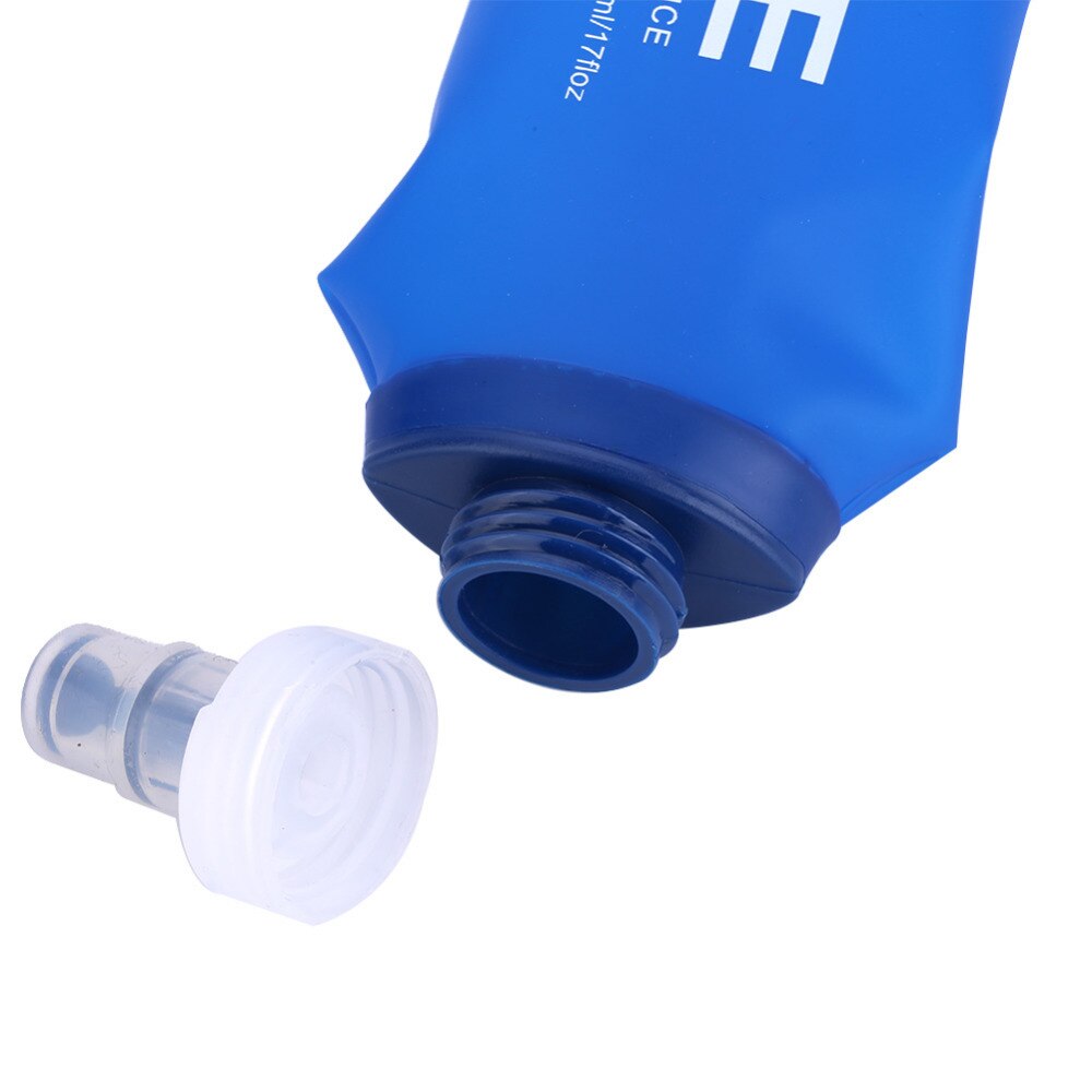 AONIJIE TPU Soft Drink Flask BPA Free Folding Water Bottle Sport Drinkwear For Outdoor Camping Trail Running Jogging 250ml 500ml
