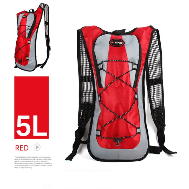 Backpack Water Bag Hydration Backpack With 2L Hydration Pack Water Bladder Hiking Backpack Cycling Rucksack Climbing Camping Run