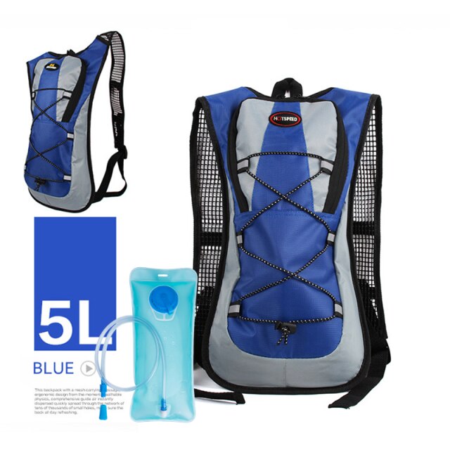 Backpack Water Bag Hydration Backpack With 2L Hydration Pack Water Bladder Hiking Backpack Cycling Rucksack Climbing Camping Run