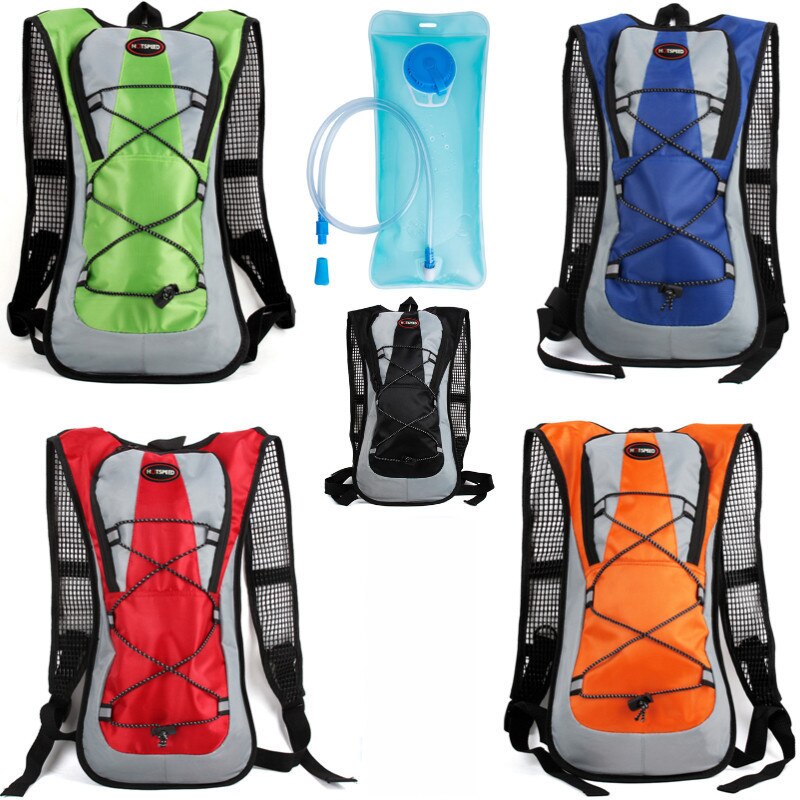 Backpack Water Bag Hydration Backpack With 2L Hydration Pack Water Bladder Hiking Backpack Cycling Rucksack Climbing Camping Run