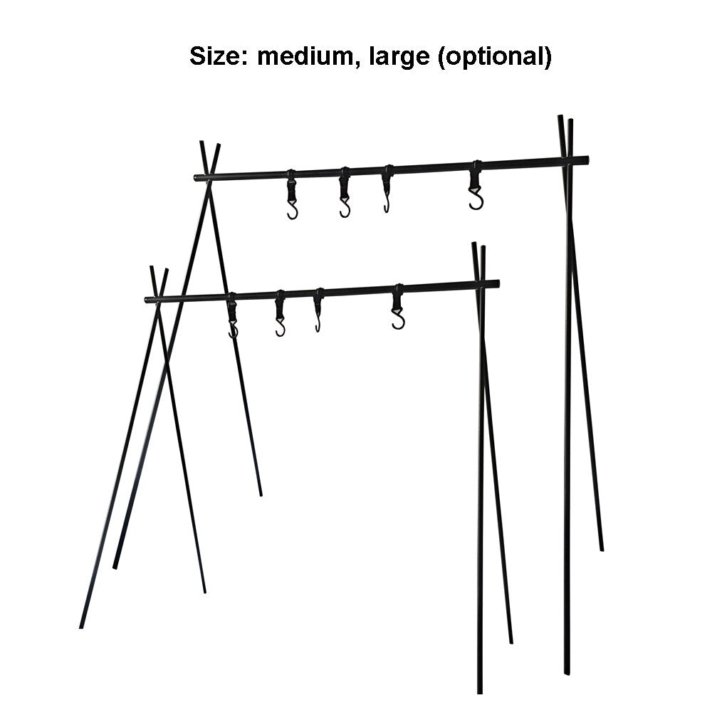 캠핑 Camping Eequipment Hanging Rack 8kg Aluminum Alloy Triangle Travel Camping Shelf Hanger Outdoor Triangle Rack