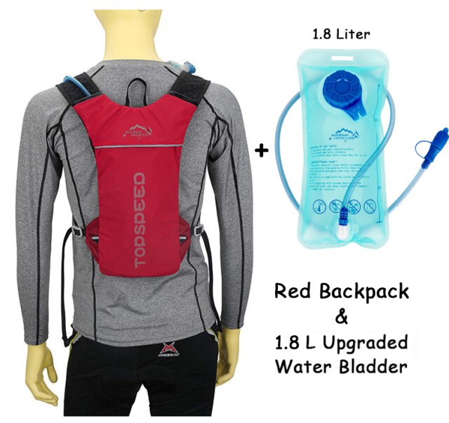 Cycling Hydration Backpack Water Bag Outdoor Jogging Sport Backpack Running Backpack With 1.8L Bladder Water Bag As Option