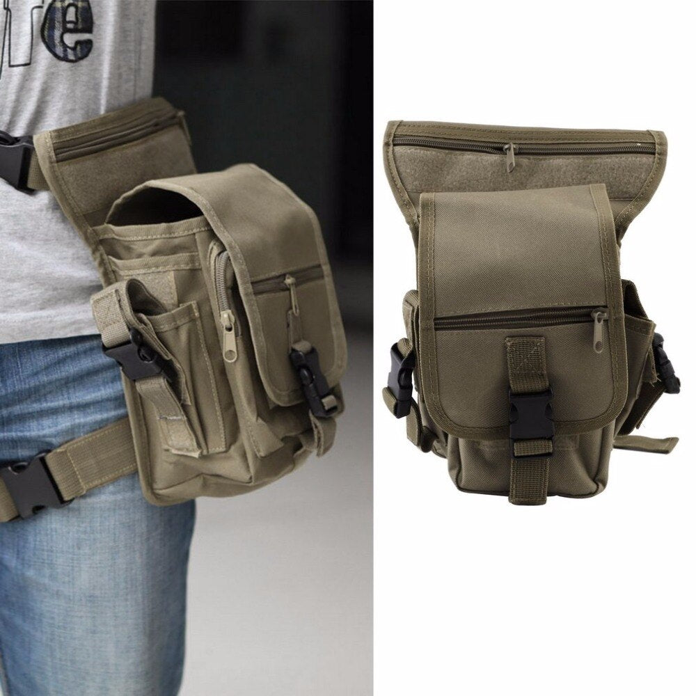 Drop Leg Bag Waist Fanny Pack Belt Hip Bum Men Messenger Shoulder Bags Military Utility Thigh Pouch Bicycle Motorcycle Travel