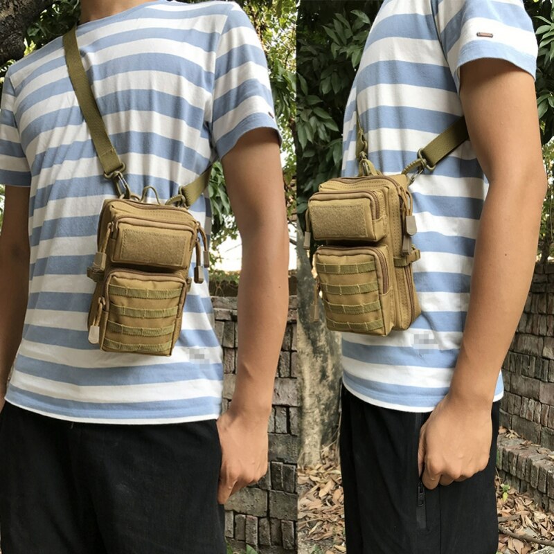 Hiking MOLLE System Backpack Utility Military Tactical Waist Bag Hots Outdoor Sports EDC Bag Phone Holder Pouch Camping