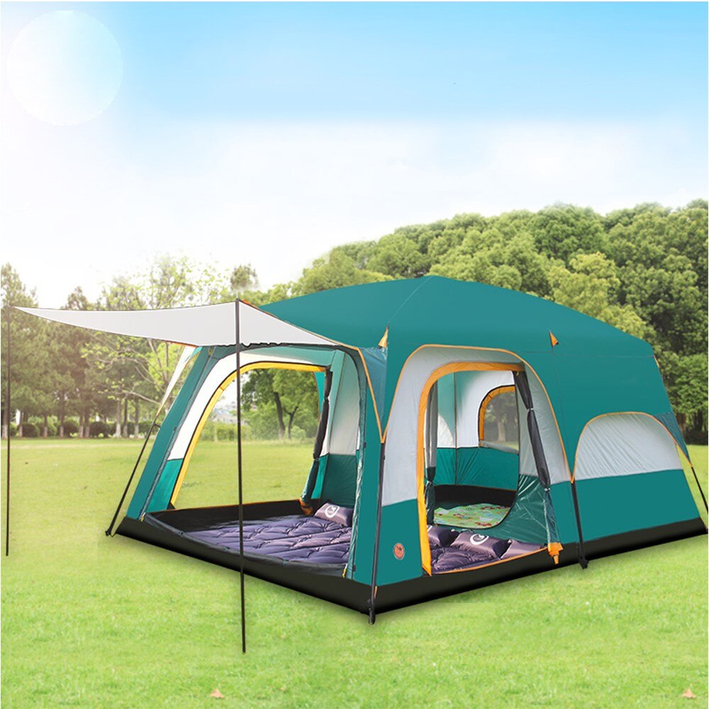 Luxury camping tent villa Outdoor camping tent that can accommodate 5-12 people
