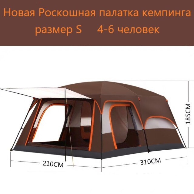 Luxury camping tent villa Outdoor camping tent that can accommodate 5-12 people