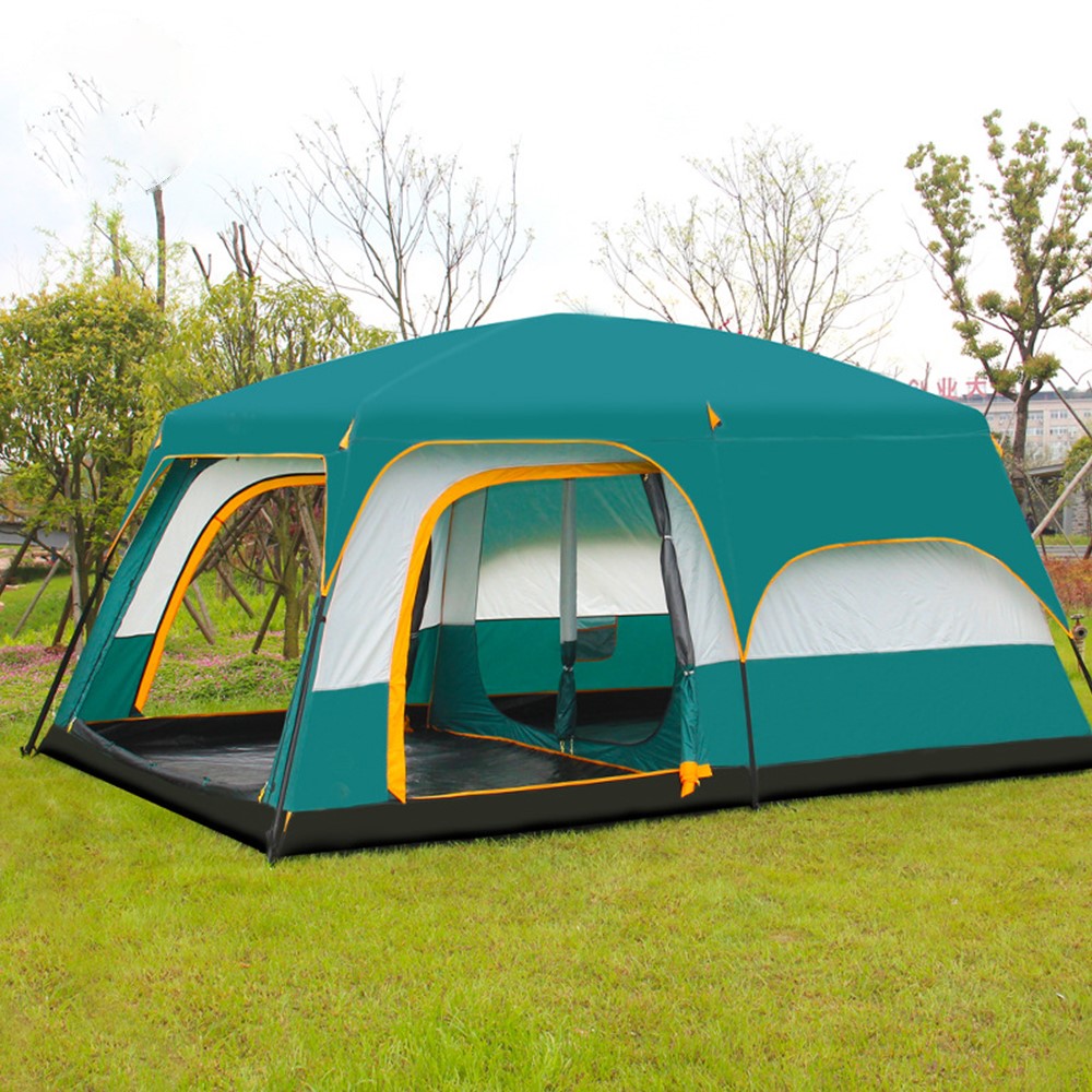 Luxury camping tent villa Outdoor camping tent that can accommodate 5-12 people
