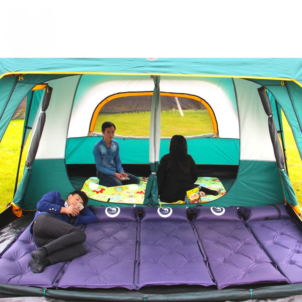 Luxury camping tent villa Outdoor camping tent that can accommodate 5-12 people