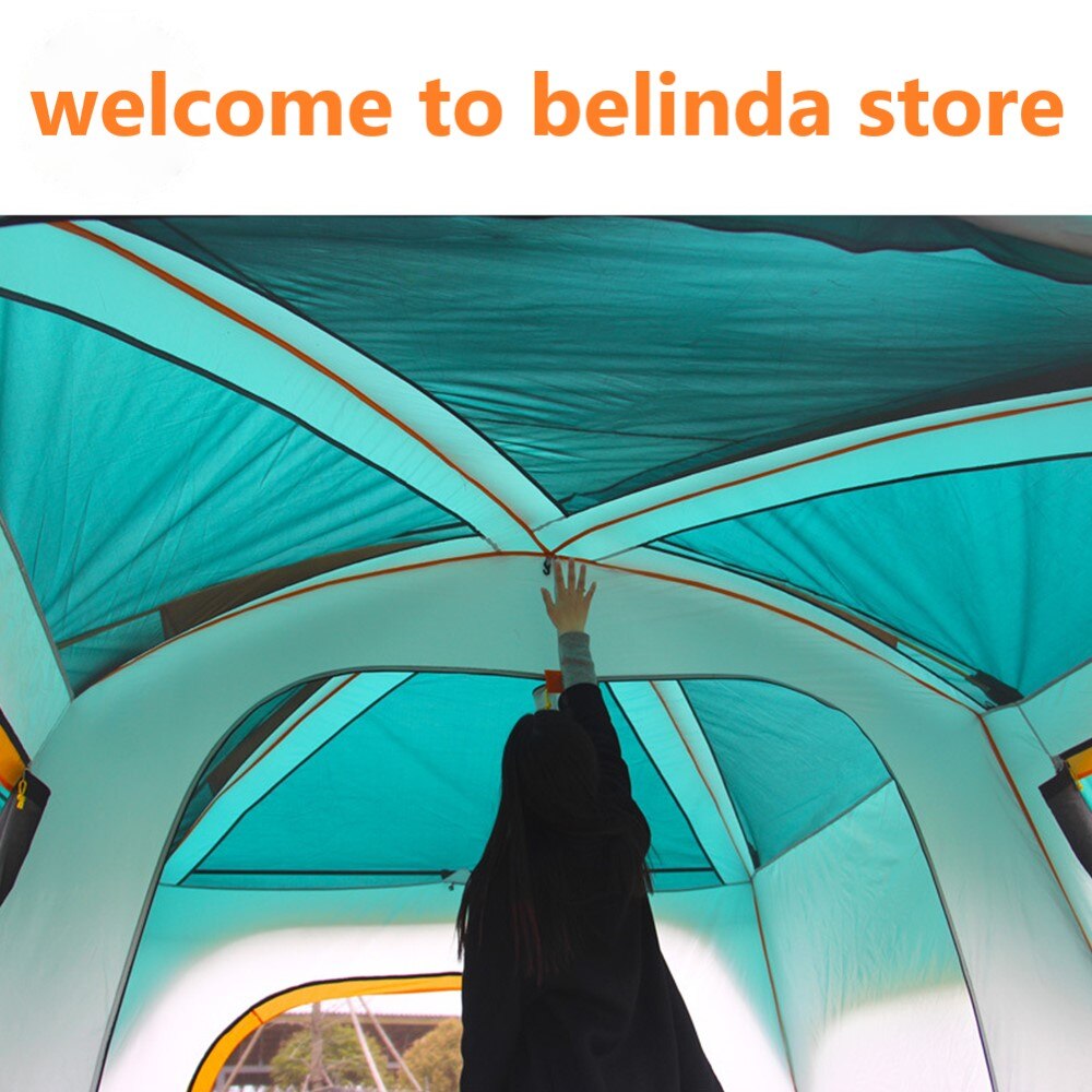 Luxury camping tent villa Outdoor camping tent that can accommodate 5-12 people