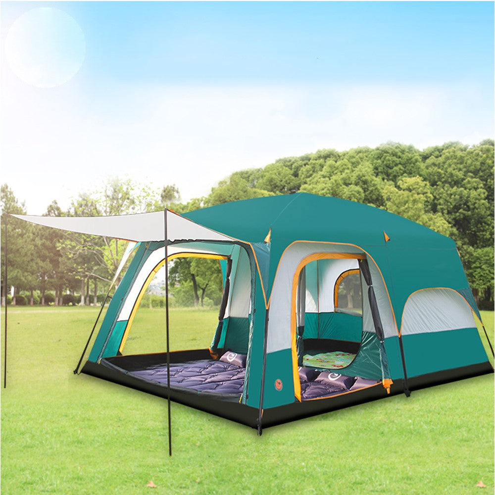 Luxury camping tent villa Outdoor camping tent that can accommodate 5-12 people