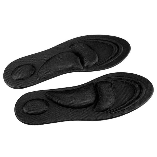 Orthotic Insoles Flat Feet Arch Support Memory Foam Insole Shoe Pad Comfort Black for Men