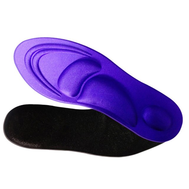 Orthotic Insoles Flat Feet Arch Support Memory Foam Insole Shoe Pad Comfort Black for Men