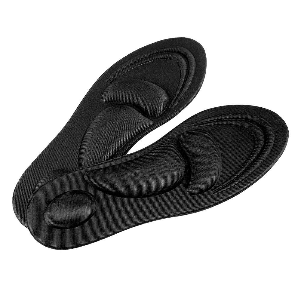 Orthotic Insoles Flat Feet Arch Support Memory Foam Insole Shoe Pad Comfort Black for Men