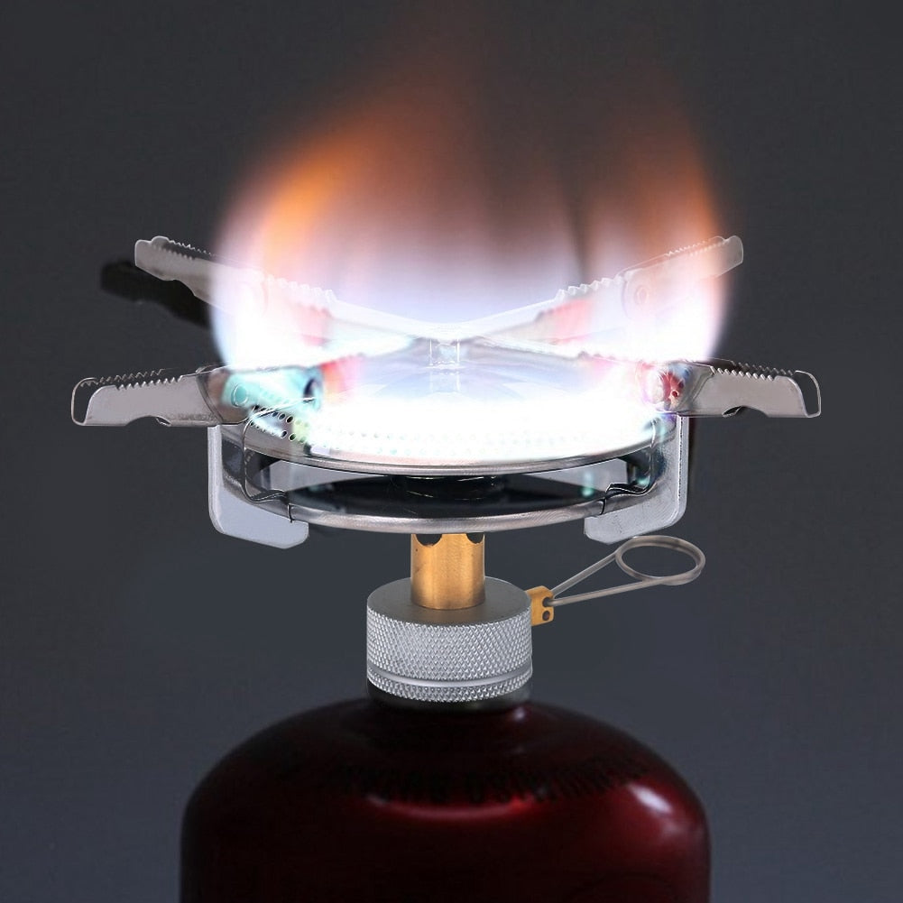 Portable Kerosene Stove Camping Picnic Burner Furnace Sturdy Durable Camping Cookware Outdoor Portable Supplies Silver Cookware