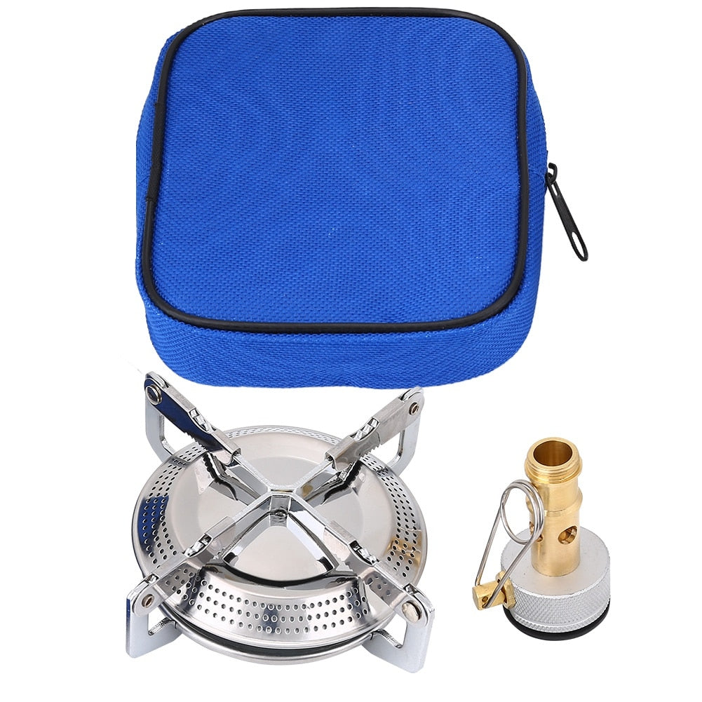 Portable Kerosene Stove Camping Picnic Burner Furnace Sturdy Durable Camping Cookware Outdoor Portable Supplies Silver Cookware