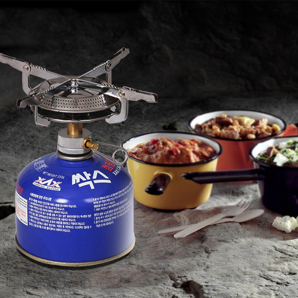 Portable Kerosene Stove Camping Picnic Burner Furnace Sturdy Durable Camping Cookware Outdoor Portable Supplies Silver Cookware