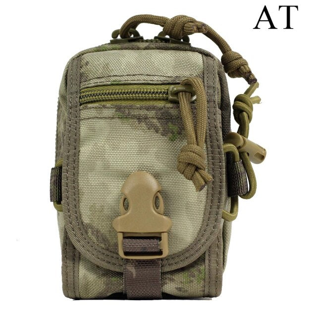 Protector Plus Camo Military Accessory Bag Waterproof Tactical Molle Pouch Outdoor Travel Hunting Camping Mobile Phone Sport Bag