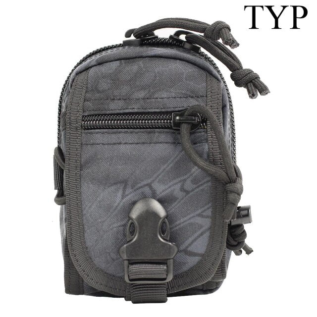 Protector Plus Camo Military Accessory Bag Waterproof Tactical Molle Pouch Outdoor Travel Hunting Camping Mobile Phone Sport Bag