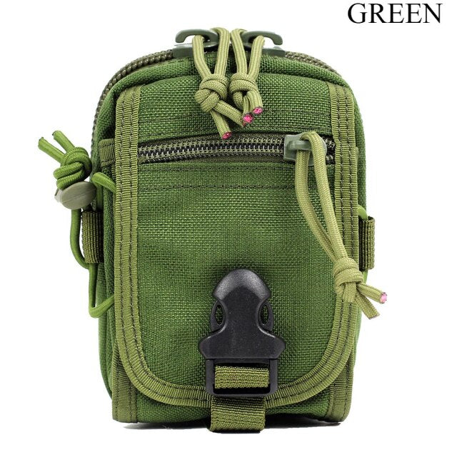 Protector Plus Camo Military Accessory Bag Waterproof Tactical Molle Pouch Outdoor Travel Hunting Camping Mobile Phone Sport Bag