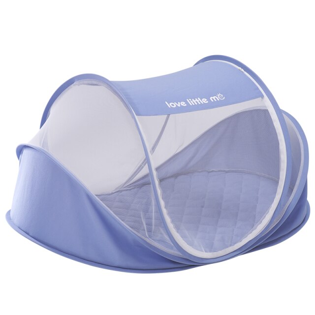 Sunveno Baby Mosquito Net Tent Portable Foldable Travel Bed Anti Mosquito Bites Auto Self-expanding for Babys Adults Trip