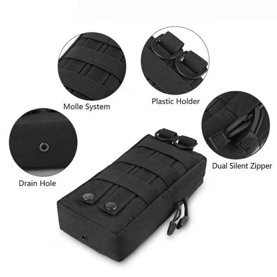Tactical Molle Pouch Bag Utility EDC Pouch for Vest Backpack Belt Outdoor Hunting Waist Pack Military Airsoft Game Accessory Bag