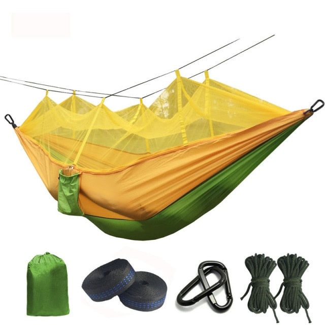 Ultralight Mosquito net Parachute Hammock with Anti-mosquito bites for Outdoor Camping Tent Using sleeping Free shipping