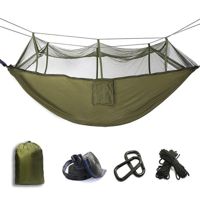 Ultralight Mosquito net Parachute Hammock with Anti-mosquito bites for Outdoor Camping Tent Using sleeping Free shipping