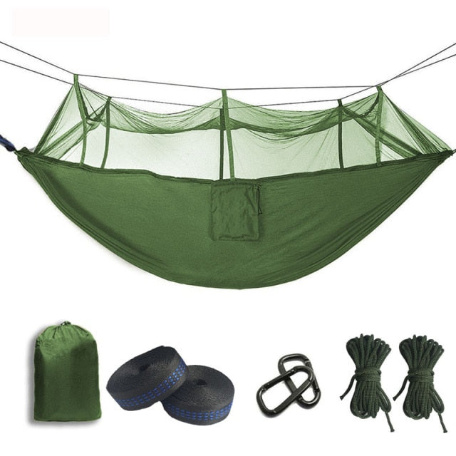 Ultralight Mosquito net Parachute Hammock with Anti-mosquito bites for Outdoor Camping Tent Using sleeping Free shipping