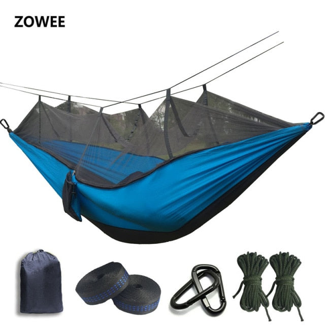 Ultralight Mosquito net Parachute Hammock with Anti-mosquito bites for Outdoor Camping Tent Using sleeping Free shipping