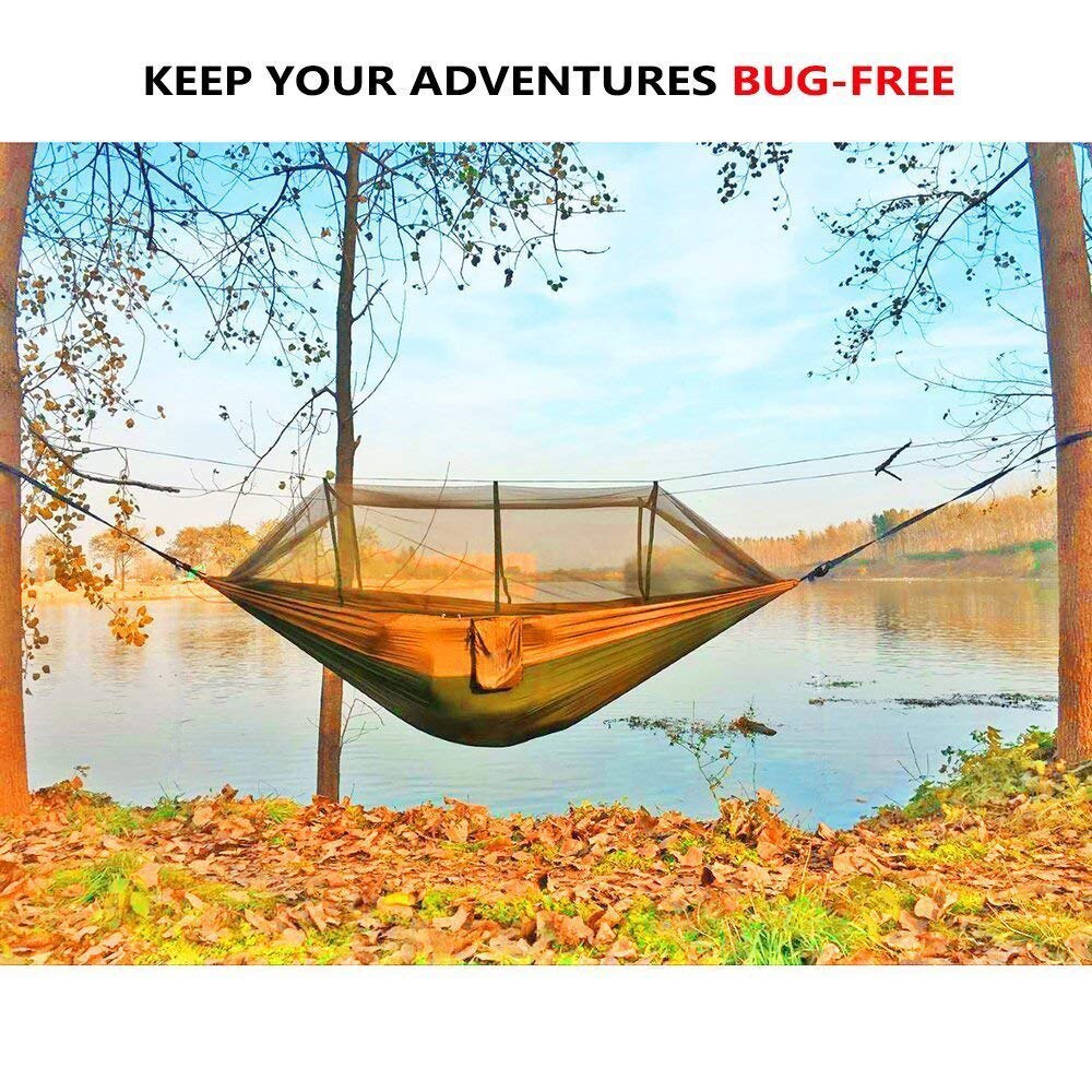 Ultralight Mosquito net Parachute Hammock with Anti-mosquito bites for Outdoor Camping Tent Using sleeping Free shipping