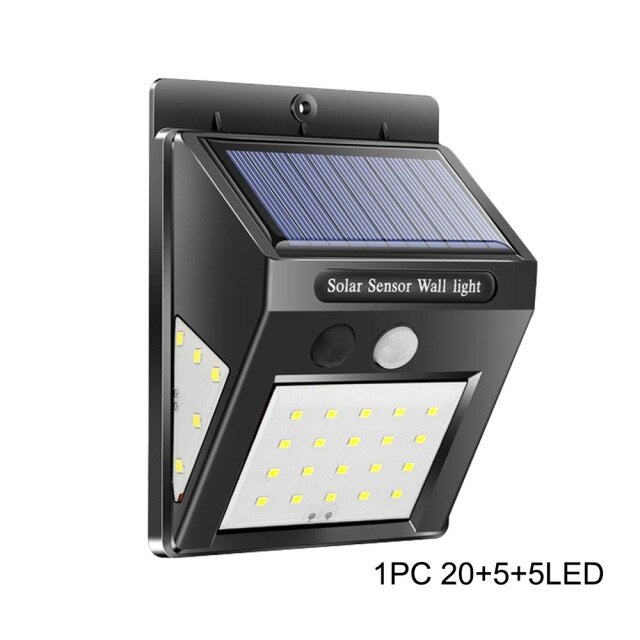 Vertvie 1/2/4pcs 30/40 LED Solar Power Wall Lights Waterproof Travel PIR Motion Sensor Outdoor Security Lamps Camping Tools