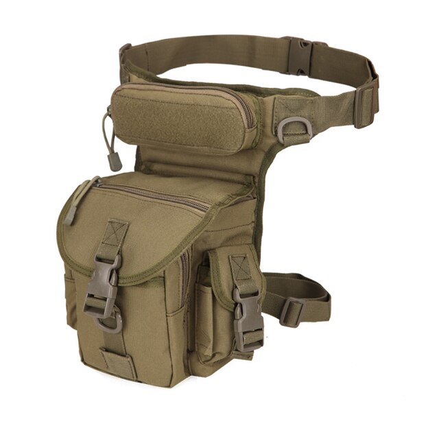 Waist Pouch Convenient Fashion 800D Waterproof Oxford 210D Coated PU Outdoor Military Pocket Leg Bag Travel Diagonal Package