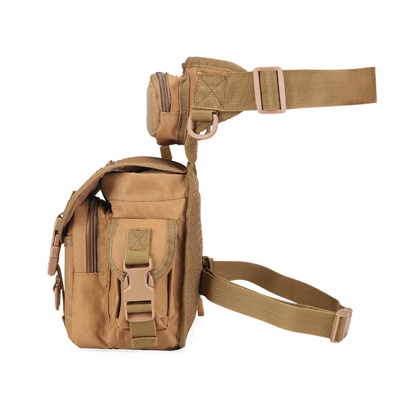 Waist Pouch Convenient Fashion 800D Waterproof Oxford 210D Coated PU Outdoor Military Pocket Leg Bag Travel Diagonal Package