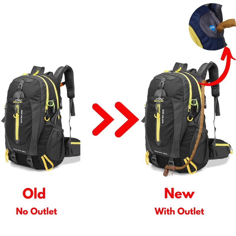 Waterproof Climbing Backpack Rucksack 40L Outdoor Sports Bag Travel Backpack Camping Hiking Backpack Women Trekking Bag For Men